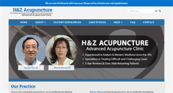 Desktop Screenshot of hz-acupuncture.com